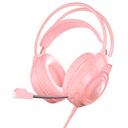 Auriculares Xtech Cableado - XTH-564 - Para Computer / Para Game console - 3.5mm+USB Pink