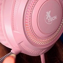 Auriculares Xtech Cableado - XTH-564 - Para Computer / Para Game console - 3.5mm+USB Pink