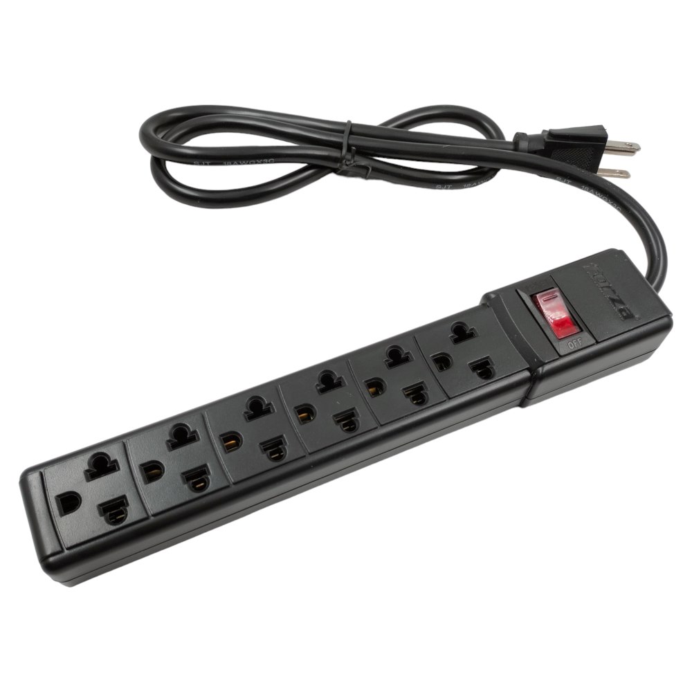 Regleta Forza - Power strip - 6 Tomas de Corriente - Univ NEMA 10ft Cable