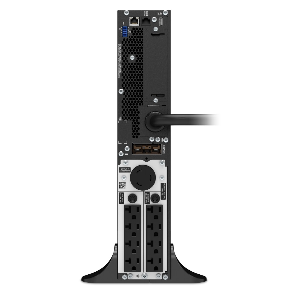 UPS APC Smart en línea, 3 kVA, torre, 120 V, 8 salidas NEMA 5-20R + 1 salida NEMA L5-30R, SmartSlot, tiempo de ejecución extendido, kit de rieles excluido