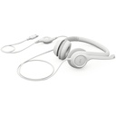 Audífonos Logitech H390 con Micrófono Alámbrico USB Blanco