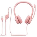 Audífonos Logitech H390 con Micrófono Alámbrico USB Rosa