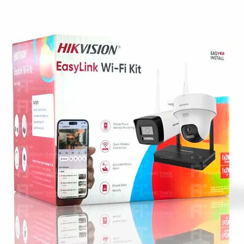 Hikvision - Network surveillance camera - 2MP H.265 One bullet + One tur