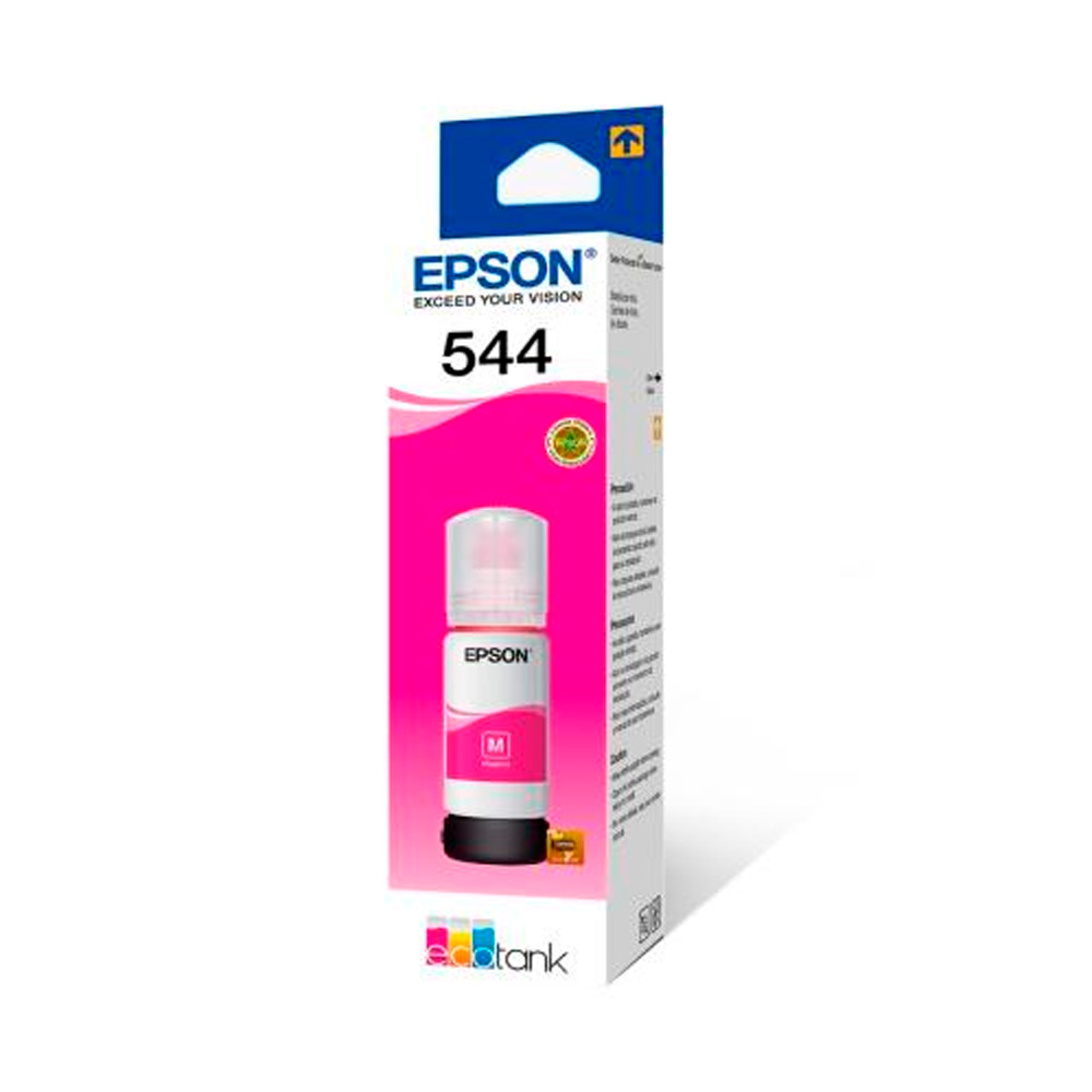 Tinta Epson Magenta (544) de 65ml L1110 L1210 L1250 L3110 L3150 L3160 L3210 L3250 L3251 L3260 L3560 L5190 L5290 L5590