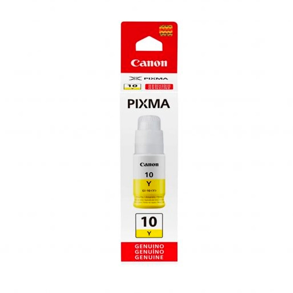 Tinta Canon Amarilla (GI-10) de 70ml para G5010, G5011, G6010, G6011