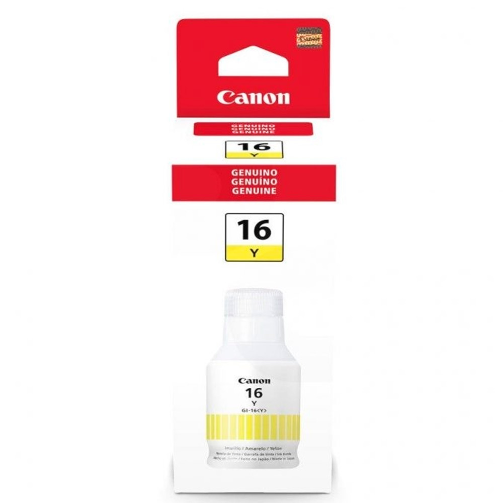 Tinta Canon Amarillo (GI-16Y) de 135 ml para GX3010 GX4010 GX5010 GX6010 GX7010