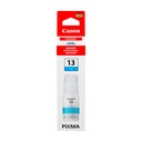 Tinta Canon Cián GI-13 de 70ml PIXMA G510, G610