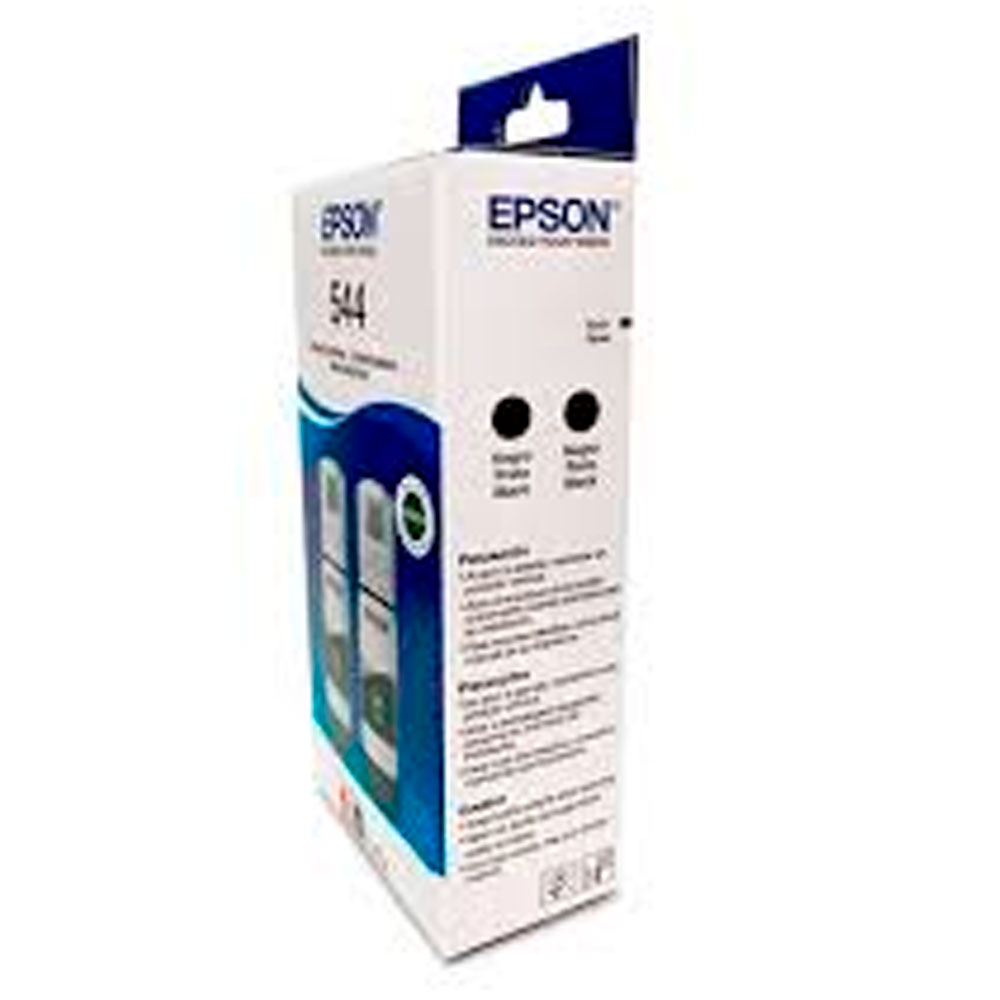 Tinta Epson Negra DUO (544) L1110 L1210 L1250 L3110 L3150 L3160 L3210 L3250 L3251 L3260 L5190 L5290 L5590