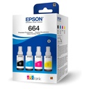 Tinta Epson Negro, Cyan, Magenta, Amarillo  CUATRO(T664 )L110 / L120/ L121/L200 / L210 / L220 / L300/L310 /L350 / L355 / L365 / L375 / L380 / L395 / L396 / L455 / L475 / L495 / L555 / L565 / L575 / L1300