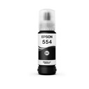Tinta Epson Negro Pigmentado (554) de 70ml. Para L8180 L8160