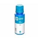 Tinta HP Cyan (GT52) HP Smart Tank 514, 517, 616, 500, 515, 519, 530, 533, 615, 618, HP Deskjet 5810, 5820, HP Ink Tank 115, 318, 319, 410, 415, 416, 418, 419, 455, 457, 450, 315