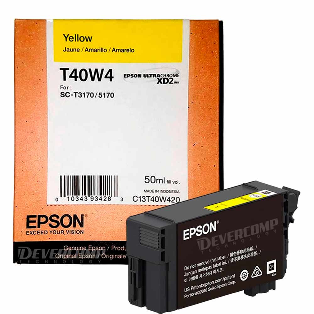 Tinta Epson Amarillo T40W 50 ml T3170/T3170M/T5170/T5170M