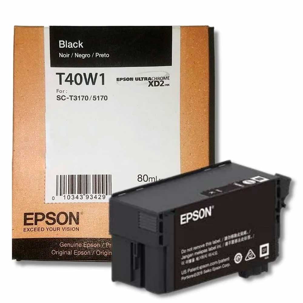 Tinta Epson Negro T40W 80 ml T3170/T3170M/T5170/T5170M