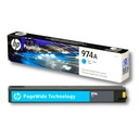 Tinta HP Amarilla (974A) PageWide series 352dw / 377dw, 452dw / 477dw / 552dw / 577dw