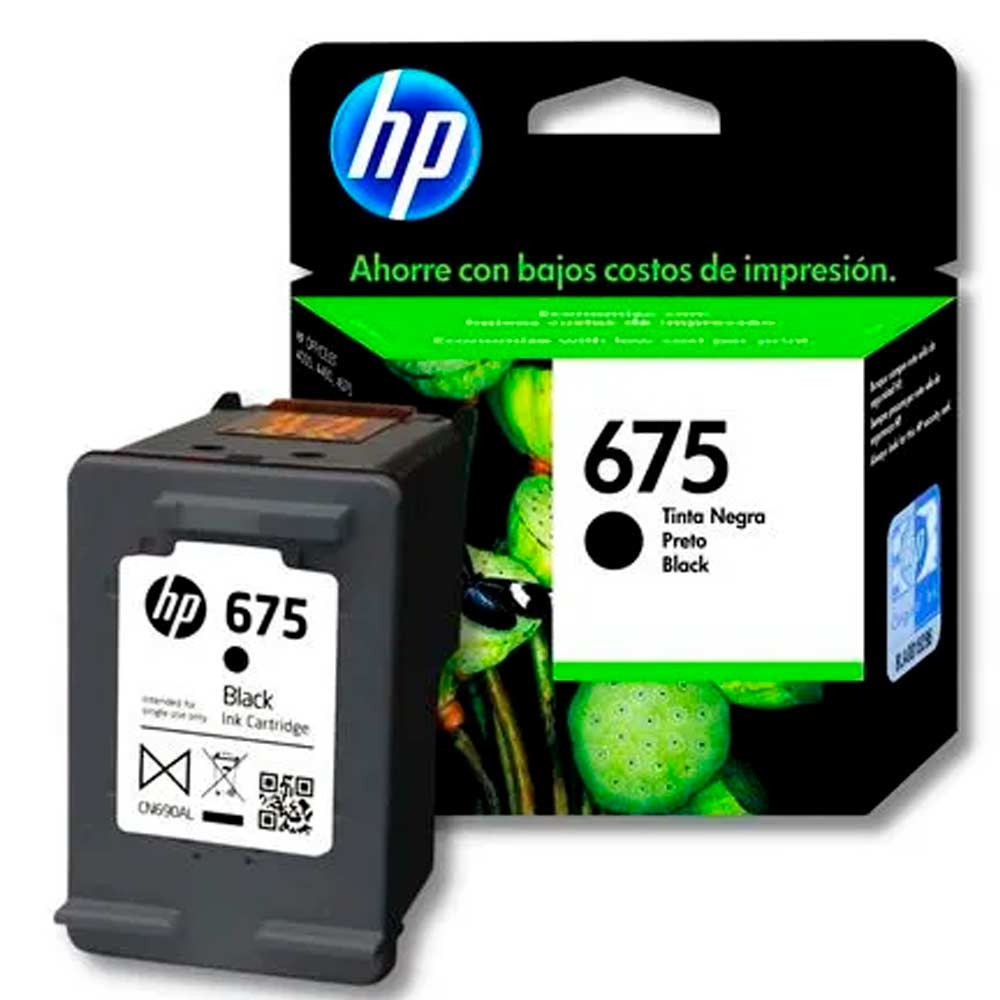 Tinta HP 675 - Color (cyan, magenta, amarillo) Ink Advantage Officejet 4000, 4400, 4575