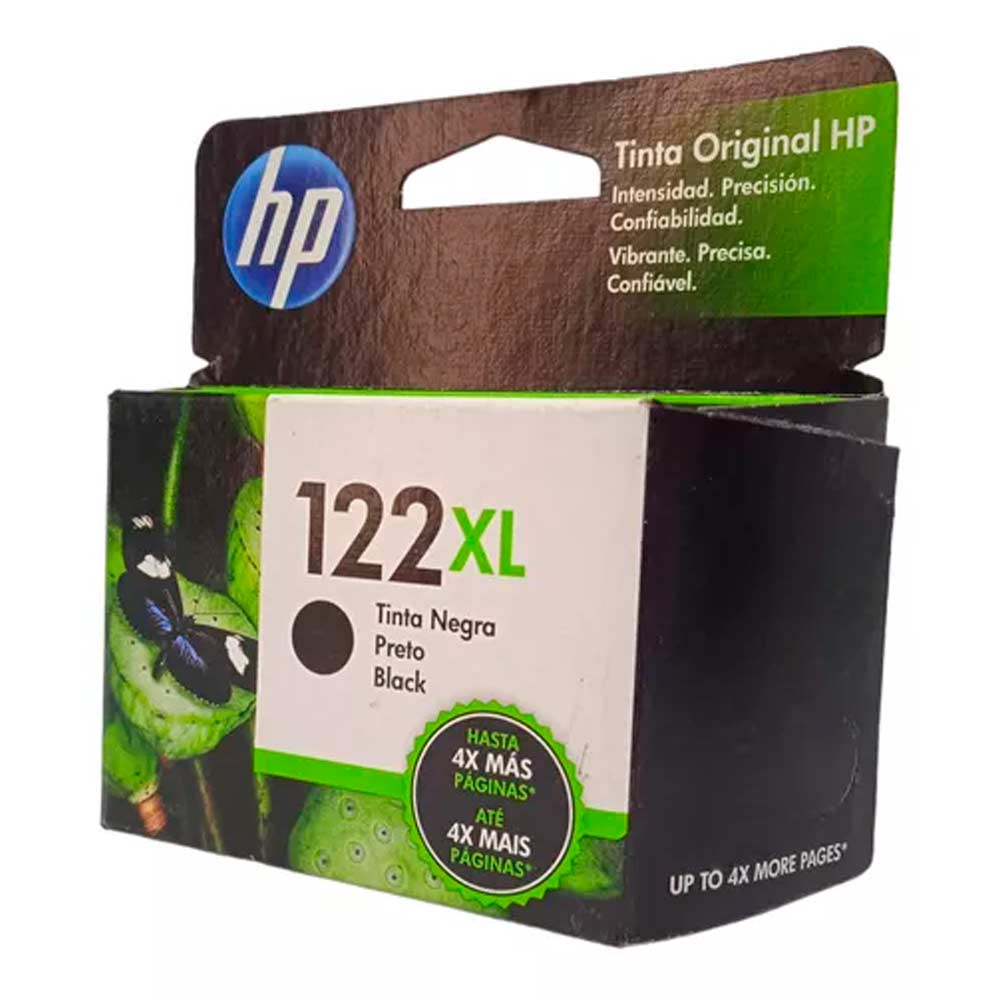 Tinta HP Negro (122XL) Deskjet 1000, 1010, J110, J210,J410,J510, J610, 2000,2050A, 2054A, 3050