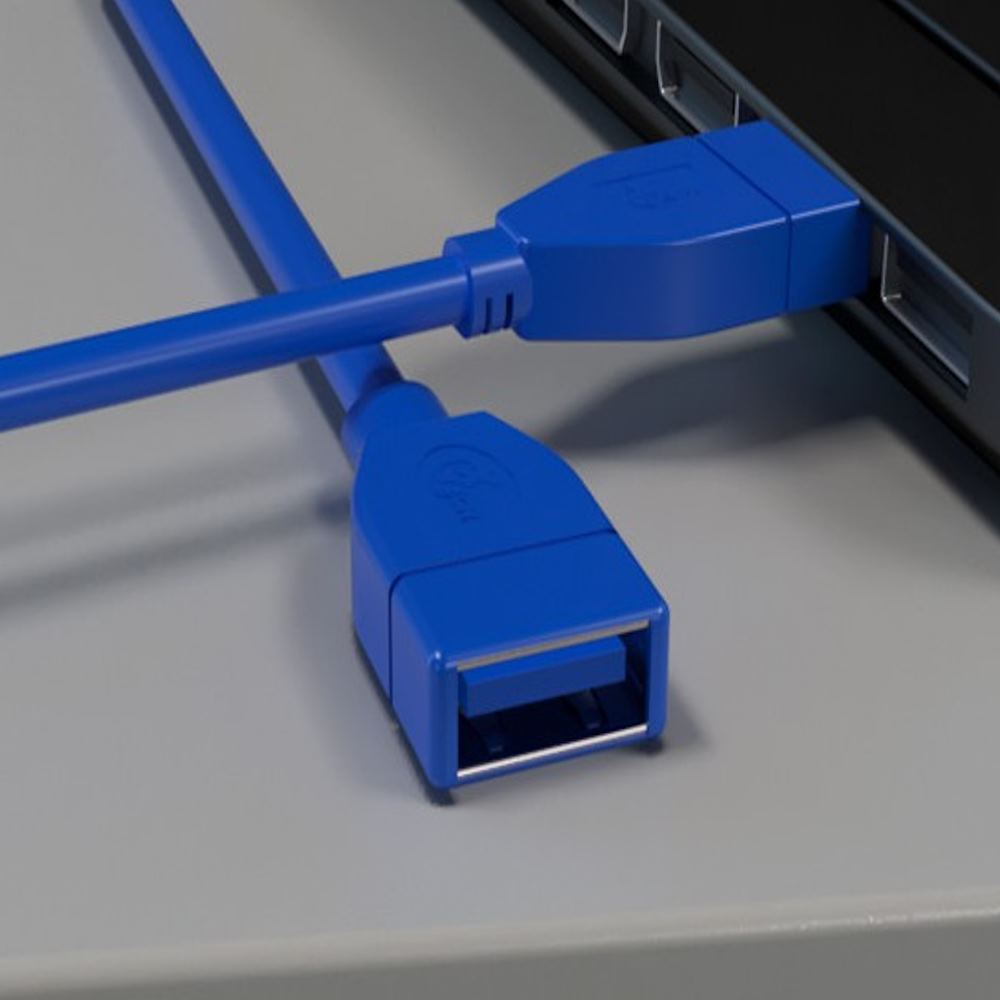 Cable Extensión  Xtech USB 6ft USB 3.0 Azul