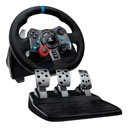 Juego de volante y pedales Logitech G923 Racing, cableado, para PC, Sony PlayStation 4, Sony PlayStation 5 Color Negro