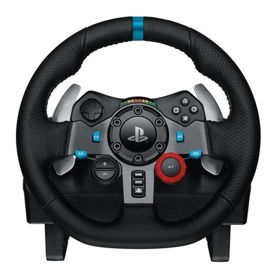 Juego de volante y pedales Logitech G923 Racing, cableado, para PC, Sony PlayStation 4, Sony PlayStation 5 Color Negro