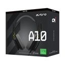 Audifono ASTRO Gaming A10 Gen 2  tamaño completo cableado negro