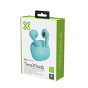 Audífonos Inalámbricos - Klip Xtreme - KTE-007AQ - Para Audio en casa/ Electrónicos portables  / Para Tablet / Para Telefono Celular - inalambrico - Touch - 26Hrs Aqua