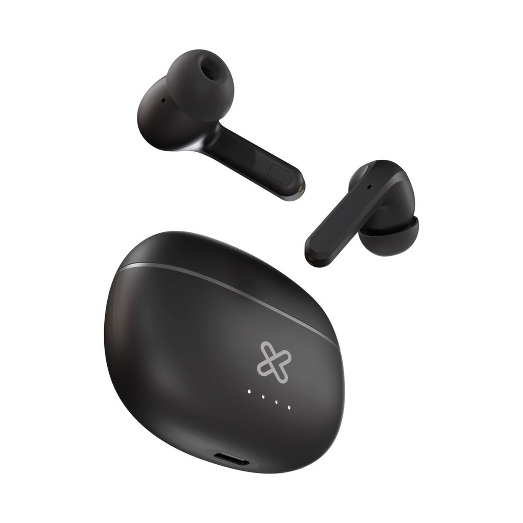 Auriculares Inalámbricos Klip Xtreme - KTE-750BK - Para Home audio / Para Portable electronics / Para Tablet / Para Cellular phone - Wireless - ANC - 26hrs - Negro