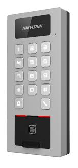 Control de acceso terminal Hikvision with fingerprint reader and camera - Video intercom system - Supports card and PIN