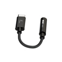 Adaptador USB-C a Conector 3,5mm Hembra para Audífonos - Negro