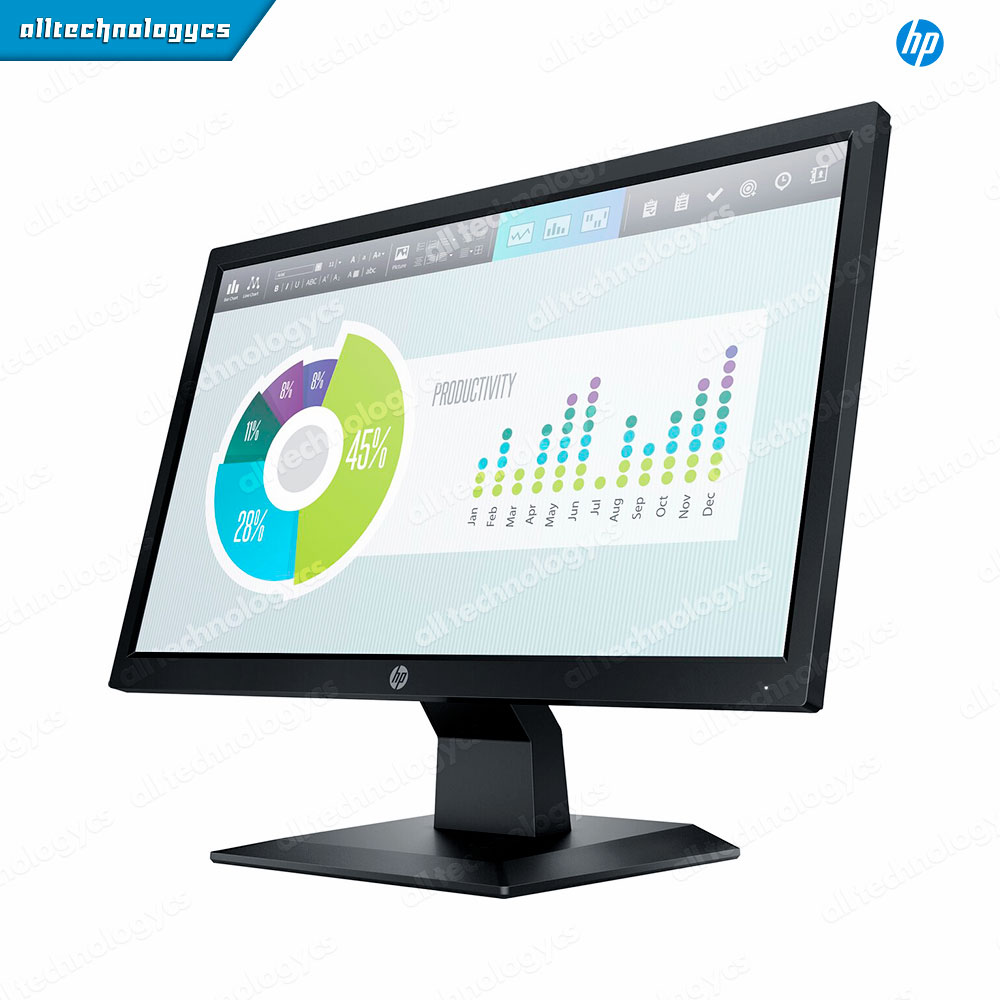 Monitor HP P204 de 19,5" LED HDMI y VGA HD1600 x 900 60Hz
