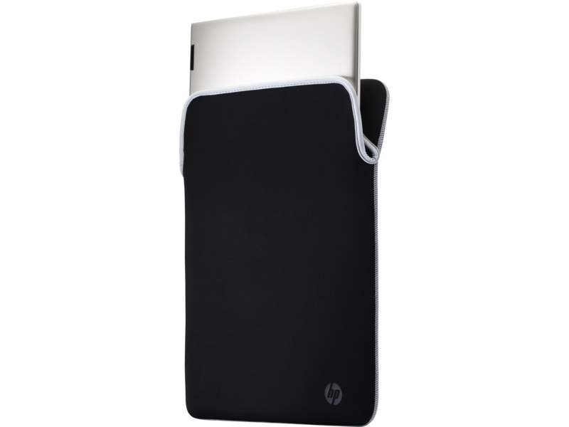 HP - Funda para portátil - 14.1" - Negro plateado - Protector reversible