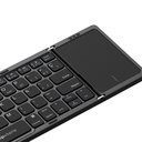 Klip Xtreme - Keyboard and Touchpad - Spanish - Wireless - Bluetooth 5.0 - Black - KCK-650S-BK