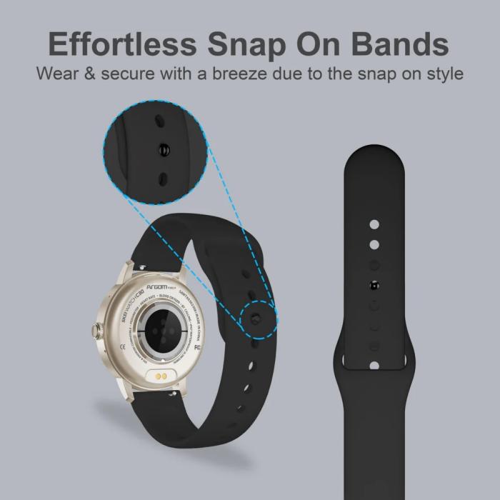 Skeiwatch ARGOM C30 Resistente al polvo y al agua IP67 Con Micrófono integrado para llamadas telefónicas Color Beige