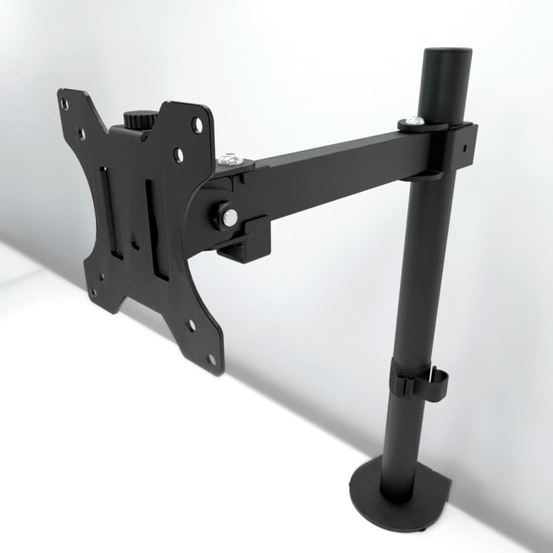 Montaje para LCD KPM-300 plástico, acero de alta calidad, negro, tamaño de pantalla: 13"-32" - montable en escritorio