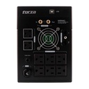 UPS Forza FX Series FX-1500LCD, CA 110/120 V, 840 vatios, 1500 VA 9 Ah, USB, conectores de salida: 8