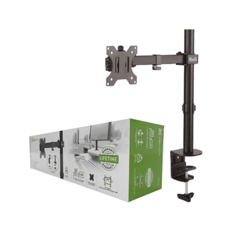 Montaje para LCD KPM-300 plástico, acero de alta calidad, negro, tamaño de pantalla: 13"-32" - montable en escritorio