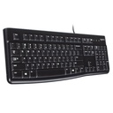 Teclado Logitech K120 USB en español USB Color Negro