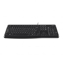 Teclado Logitech K120 USB en español USB Color Negro