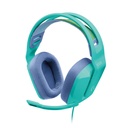 Audifonos Logitech - G335 mint - Wireless system - Para Game console - Wired - 189x180x79mm 20Hz