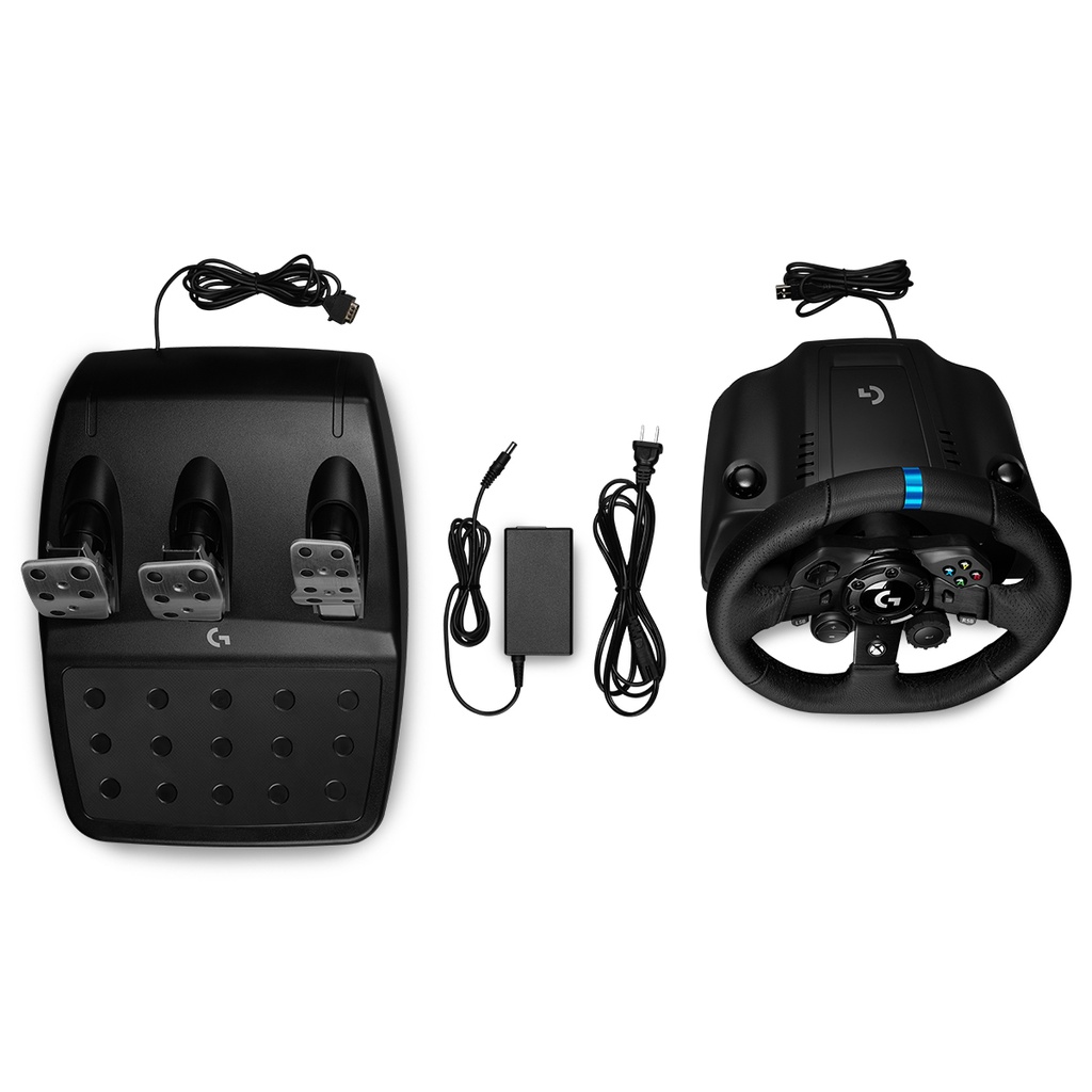 Juego de volante y pedales Logitech G923 Racing, cableado, para PC, Sony PlayStation 4, Sony PlayStation 5 Color Negro