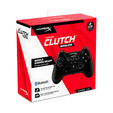 Control HyperX Clutch inalámbrico de videojuegos Bluetooth para PC, Android Color negro