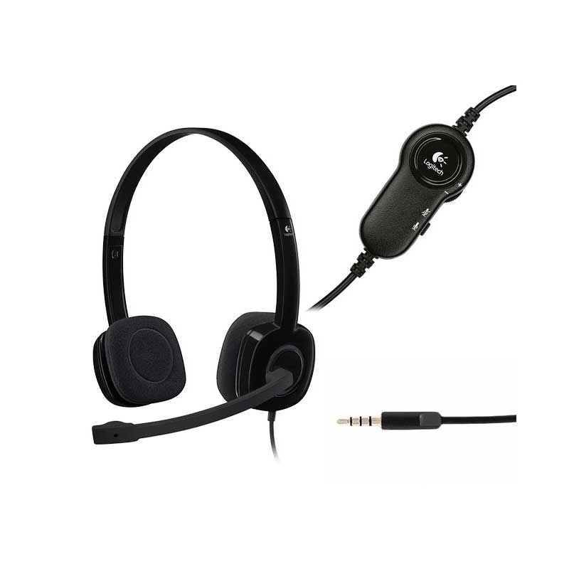 Auriculares Logitech Stereo H151en oreja, cableado 3.5mm