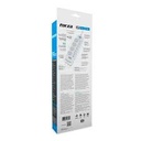 Surge protector - AC 110/220 V - 11 Tomas de Corriente - NEMA 3USB 5ft WH