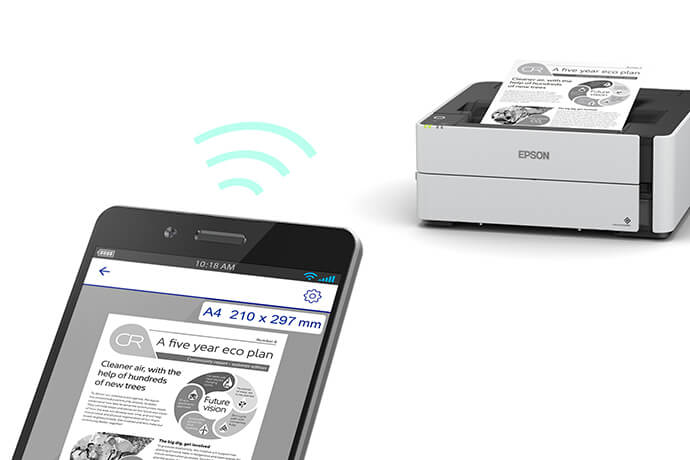 C11CG94301 PT336EPS27 Impresora Epson EcoTank M1180 Monocromática para equipos de trabajo multicopy guatemala