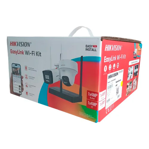 Hikvision - Network surveillance camera - 4MP H.265 One bullet + One tur
