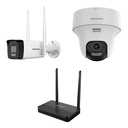 Hikvision - Network surveillance camera - 4MP H.265 One bullet + One tur