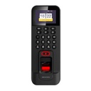 Hikvision Pro Series Terminal de control de acceso con lector de huellas dactilares DS-K1T804AMF, cableado/Wi-Fi/Ethernet Color negro