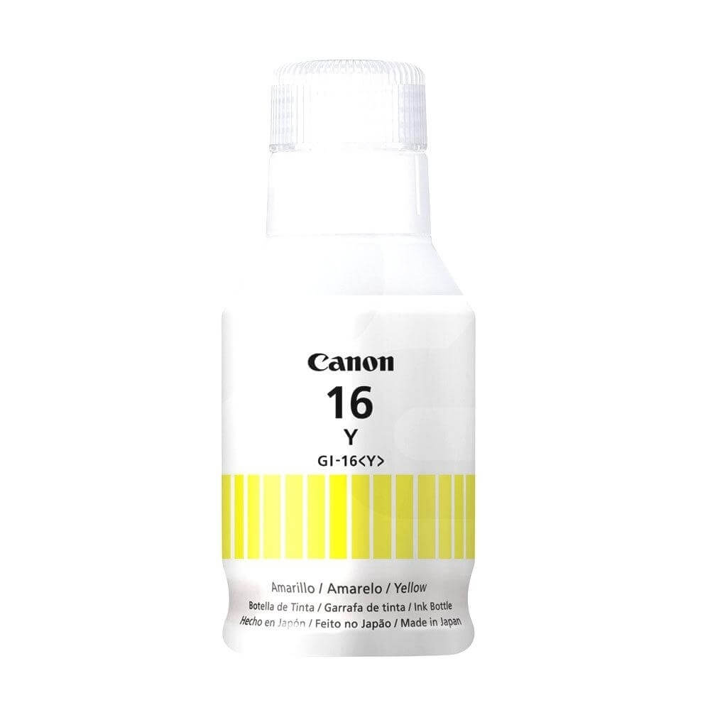 Tinta Canon Amarillo (GI-16Y) de 135 ml para GX3010 GX4010 GX5010 GX6010 GX7010