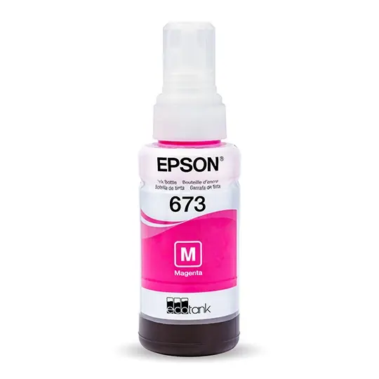 Tinta Epson Magenta (T673) de 70ml. L800 L805 L810 L850 L1800