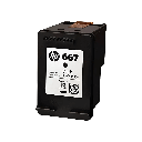 Tinta HP Negro (667)Deskjet Ink Advantage 6000, 6400,1200,2300,2700,4100