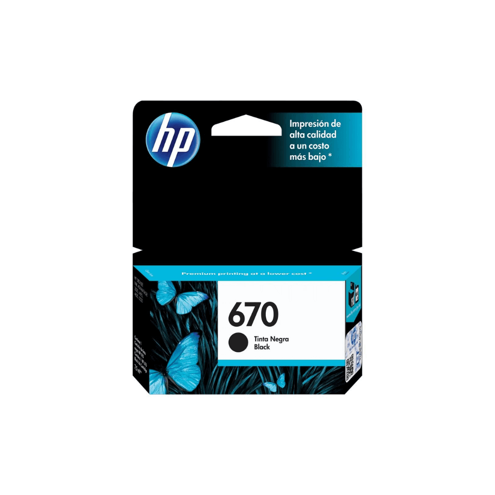 Tinta HP Negro (670)Advantage 3525, 4615, 4625, 5525